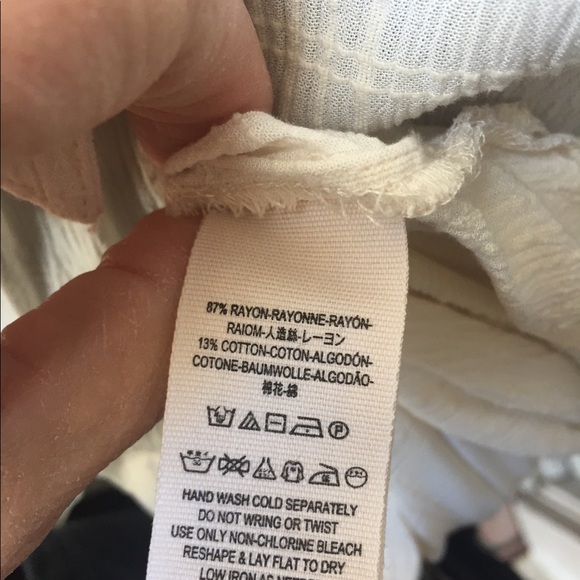 Free People Ivory Button Down Maxi Shirt - Picture 11 of 11